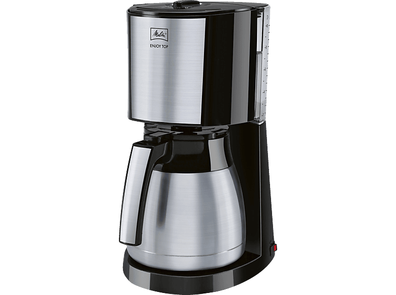 Melitta 1017-08 Enjoy Top Kaffeemaschine Schwarz/Silber