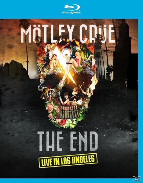 Blu-ray-Disc-Cover von Mötley Crües 'The End' live in Los Angeles.