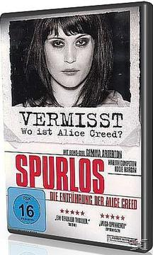 DVD-Cover für den Film „Vermisst“. Das Gesicht einer Frau ist zu sehen.