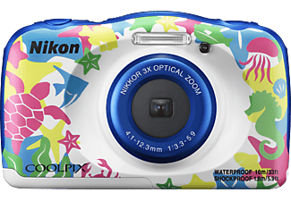 NIKON Nikon COOLPIX W100 - fotocamera digitale compatta - 13.2 MP - marino - Fotocamera compatta Multicolore