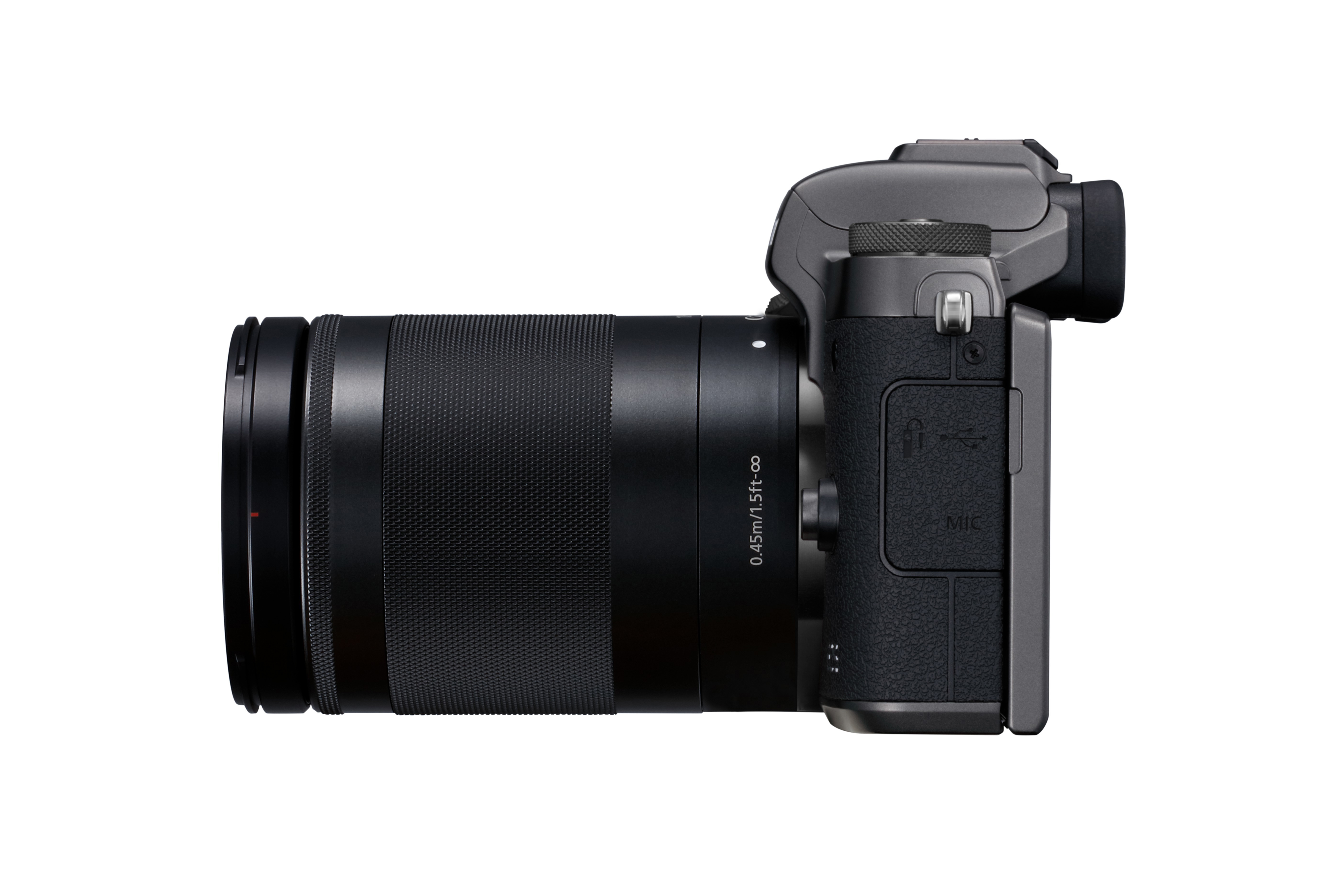 CANON EOS M5 Kit EF-M STM Systemkamera mit Objektiv 18-150 mm, 8 cm Display Touchscreen, WLAN
