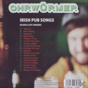 CD-Cover mit einer Pub-Szene und dem Text 'Irish Pub Songs'. Der Text befindet sich auf der rechten Seite.