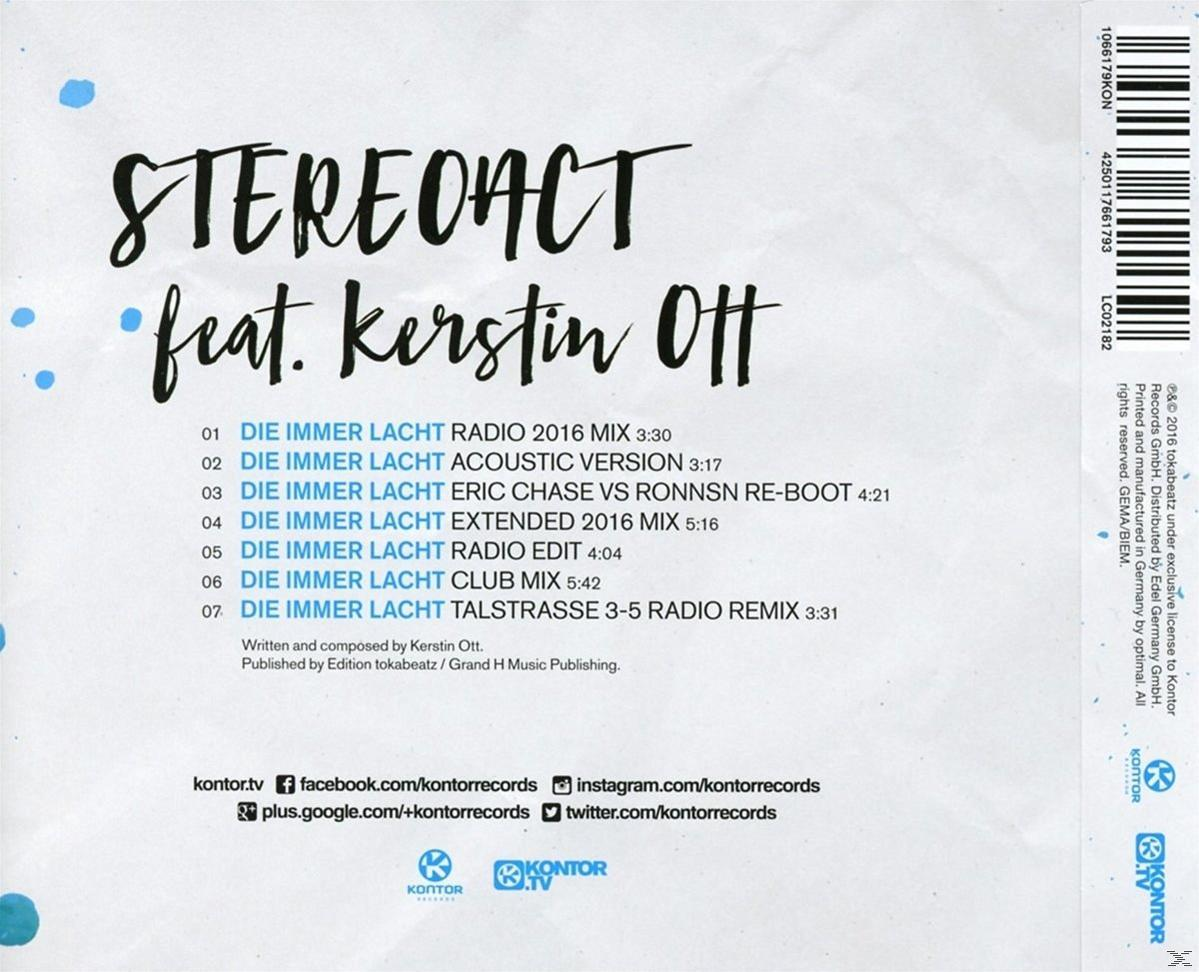 Stereoact, Kerstin Ott - Die Immer Lacht (7-Track Maxi)  - (Maxi Single CD)