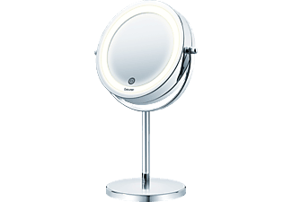 BEURER BS 55 Miroir cosmétique éclairé - Acier inox - Miroir (Chrome)