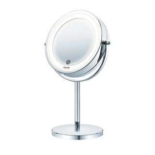 BEURER BS 55 Specchio cosmetico illuminato - Acciaio inox - Specchio (Cromo)