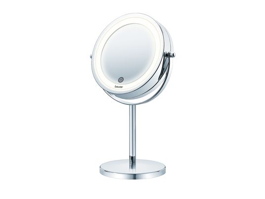 BEURER BS 55 Specchio cosmetico illuminato - Acciaio inox - Specchio (Cromo)