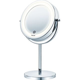 BEURER BS 55 Miroir cosmétique éclairé - Acier inox - Miroir (Chrome)