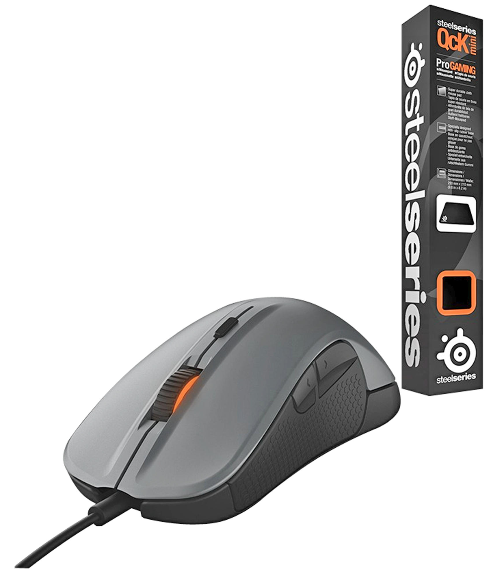STEEL SERIES Rival 300 Oyuncu Mouse + QcK Mini Mouse Pad