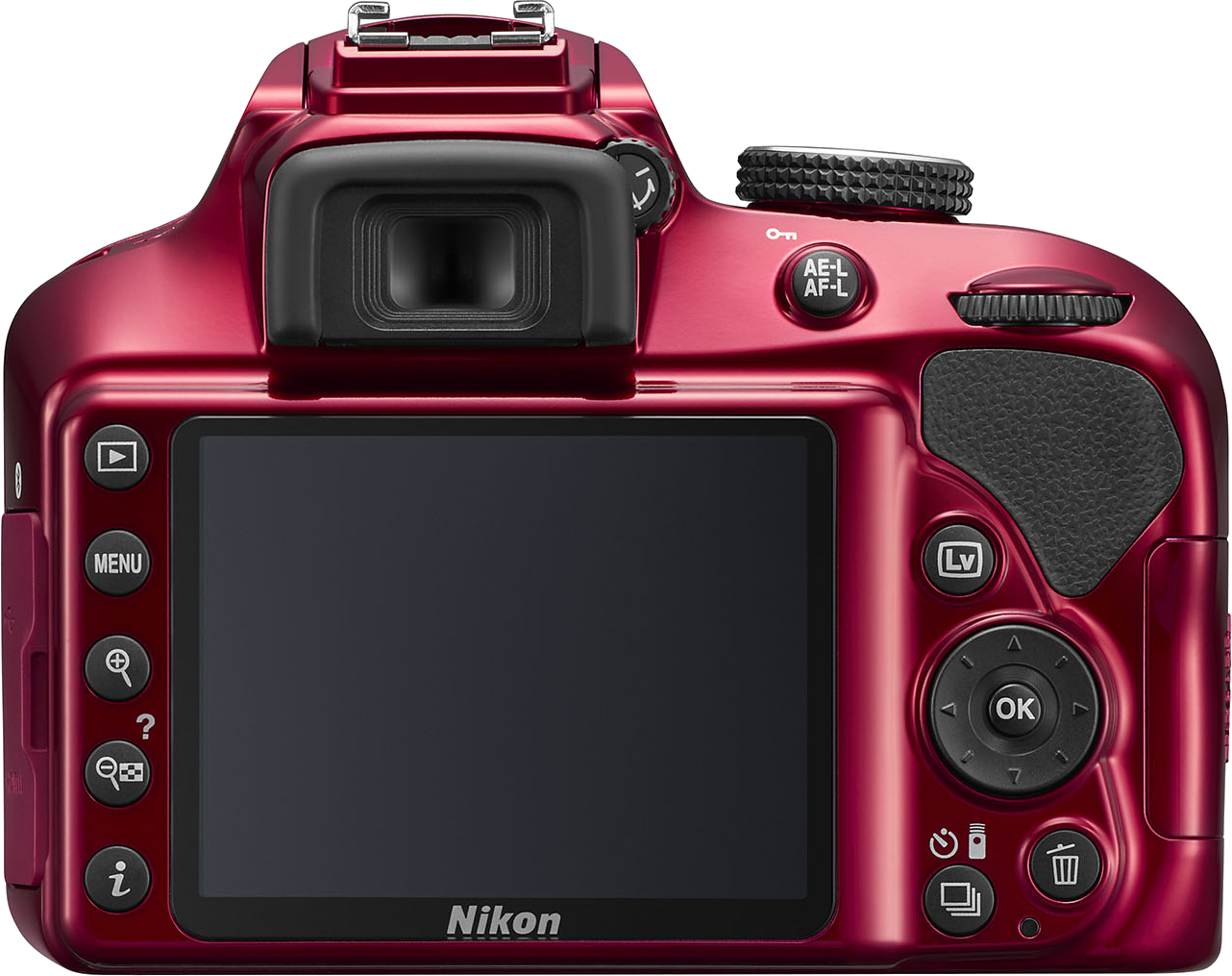 NIKON D3400 + AF-P 18-55 VR vörös Kit 