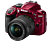 NIKON D3400 + AF-P 18-55 VR vörös Kit