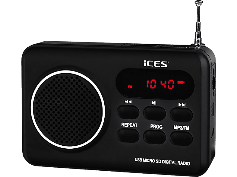 ICES Draagbare radio PLL (IMPR-112 BLACK)