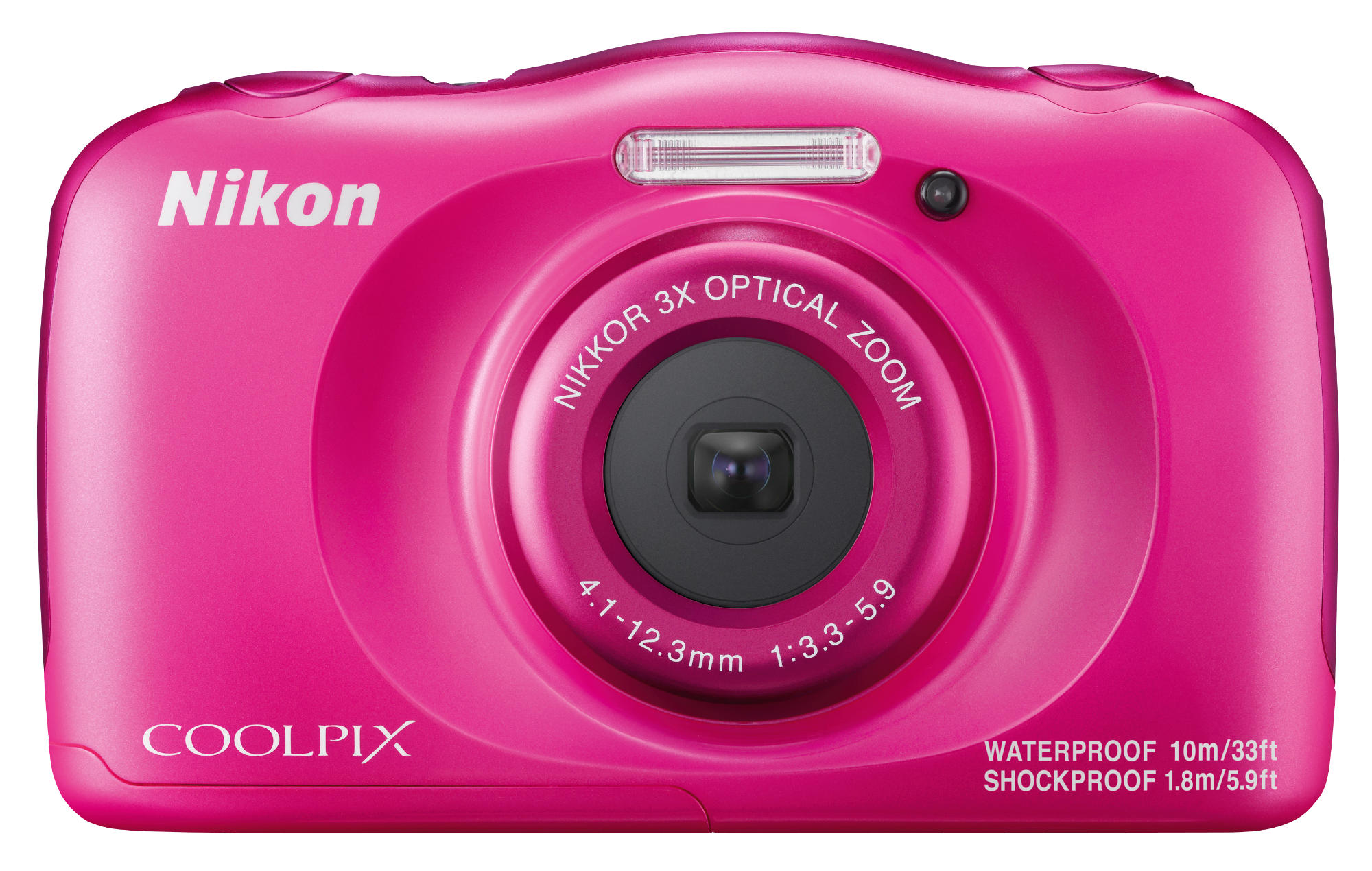 Cámara digital compacta - Nikon Coolpix W100, 13.2MP, Resistente al agua, Vídeos Full HD,