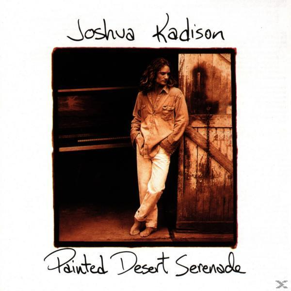 Das Albumcover für Joshua Kadisons 'Painted Desert Serenade'. Ein Mann lehnt an einer Tür, im Hintergrund ein Klavier.
