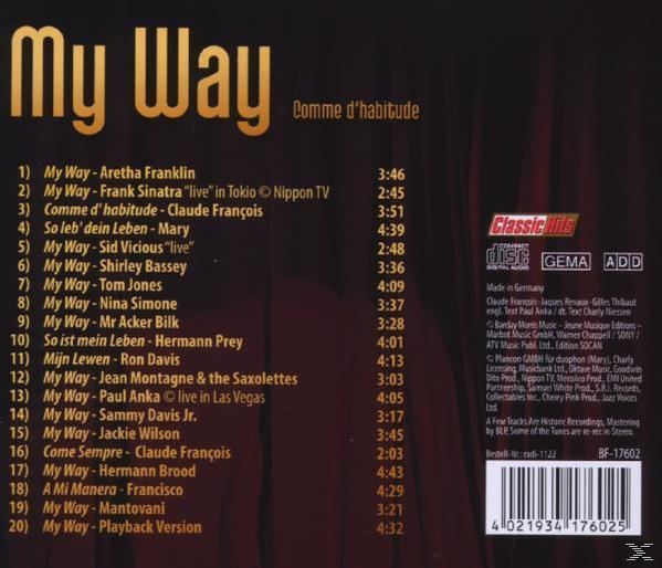 VARIOUS - My Way  - (CD)