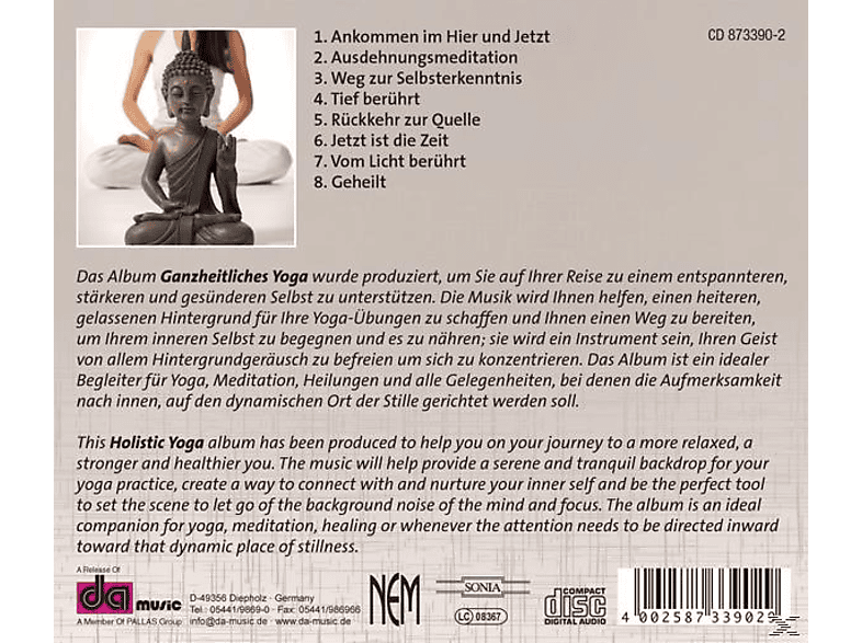 Thumbnail - VARIOUS - Ganzheitliches Yoga / Holistic (CD)