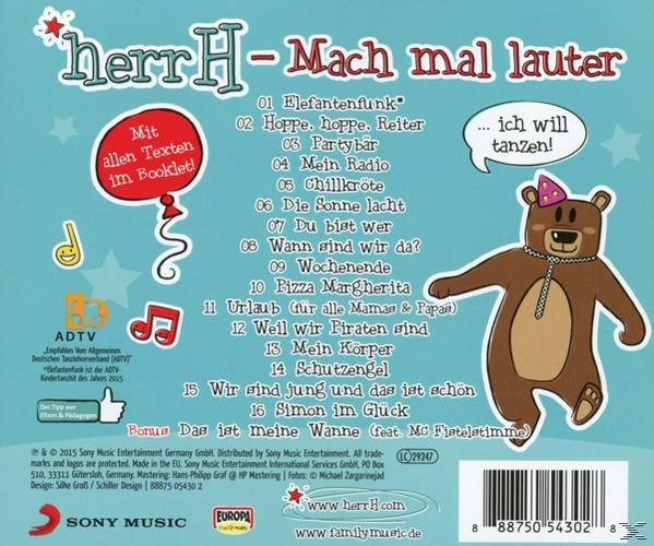 Herrh - Mach mal lauter  - (CD)