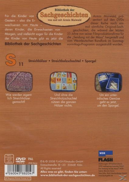 DVD-Cover, Text auf Deutsch. Enthält Bilder von Streichhölzern, einer Kiste und Spargel.