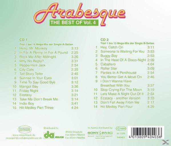Arabesque - Best Of Vol.4-The Mega Mixes  - (CD)