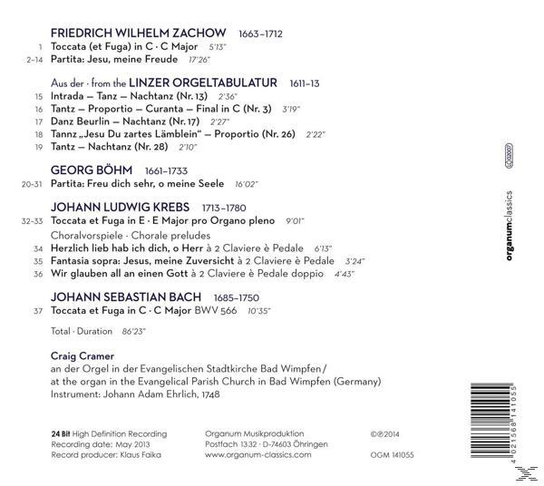 Cramer Craig - Toccaten & Improvisationen  - (CD)
