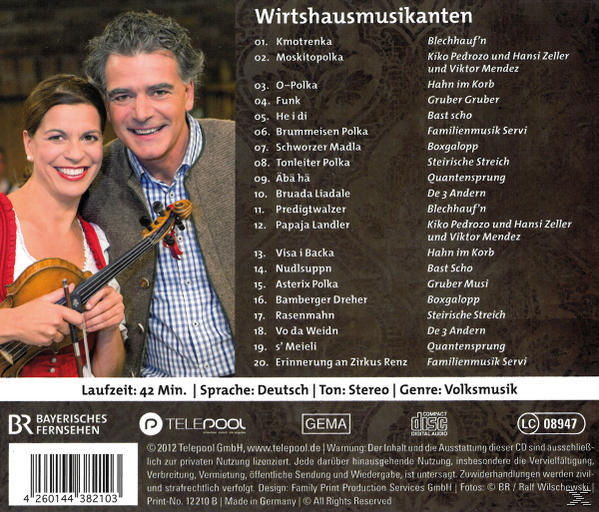 Wirtshausmusikanten Diverse Interpreten - Wirtshaus - (CD) Musikanten