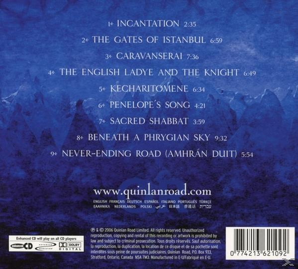 CD-Cover eines Musikalbums mit Titelliste und Text.