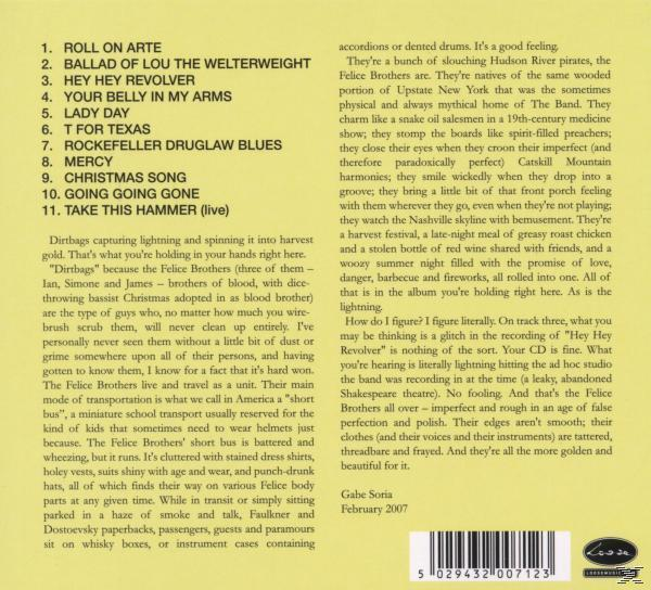 The Felice Brothers - Tonight At The Arizona  - (CD)