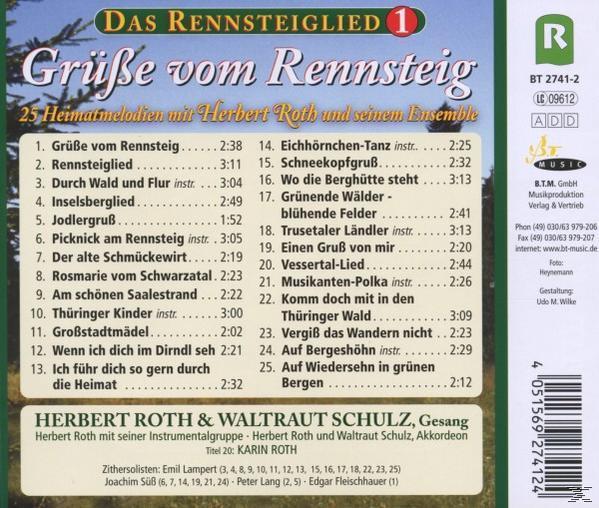 Roth Rennsteig (CD) Ensemble Grüße Herbert Sein Und Vom - -