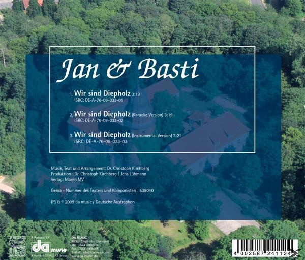 Jan & Basti - Wir Sind Diepholz  - (CD)