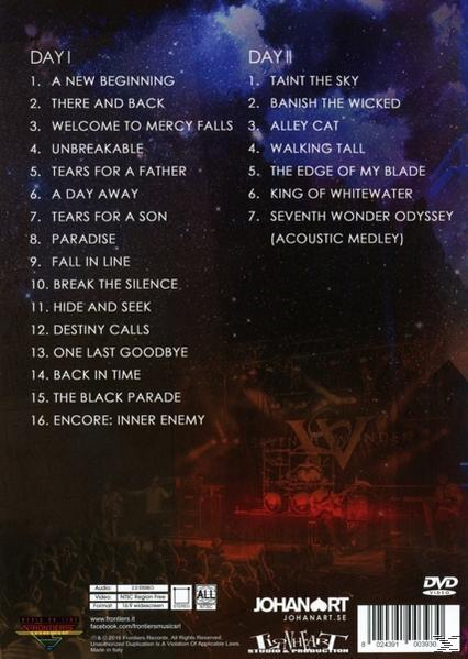 Seventh Wonder - - Welcome Live To (DVD) Atlanta 2014