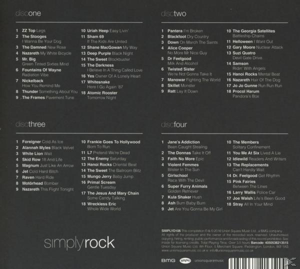 VARIOUS - Simply Rock  - (CD)