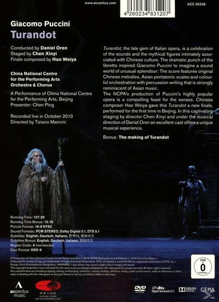 China National Centre For The Performing Arts Orchestra & Chorus - Turandot  - (DVD)