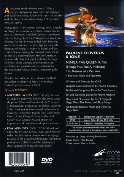 Pauline&ione Oliveros - Njinga the Queen King the Return of a Warrior  - (DVD)