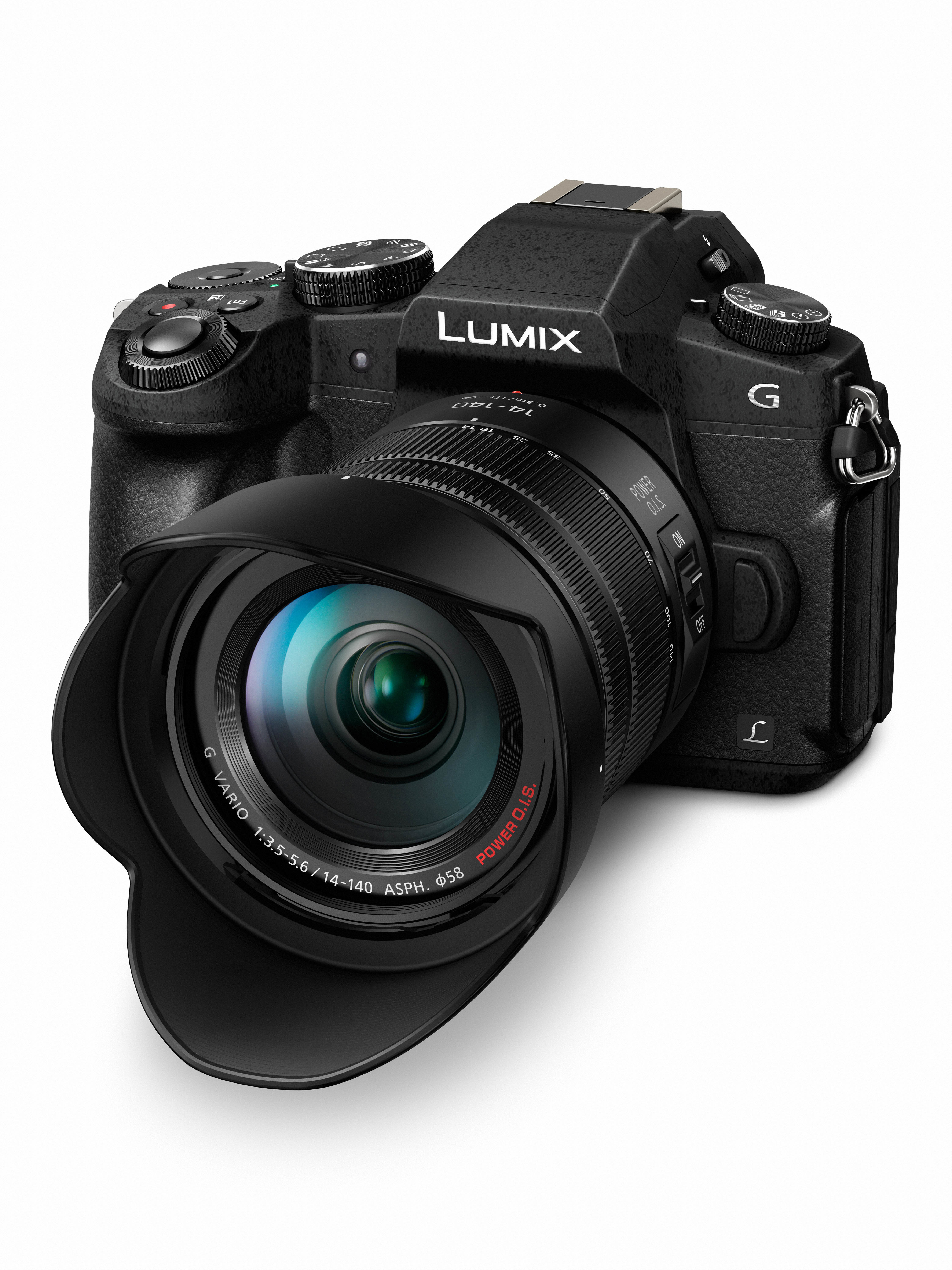 PANASONIC Lumix DMC-G81HAEGK Systemkamera mit Objektiv 14-140 mm, 7,5 cm Display Touchscreen, WLAN