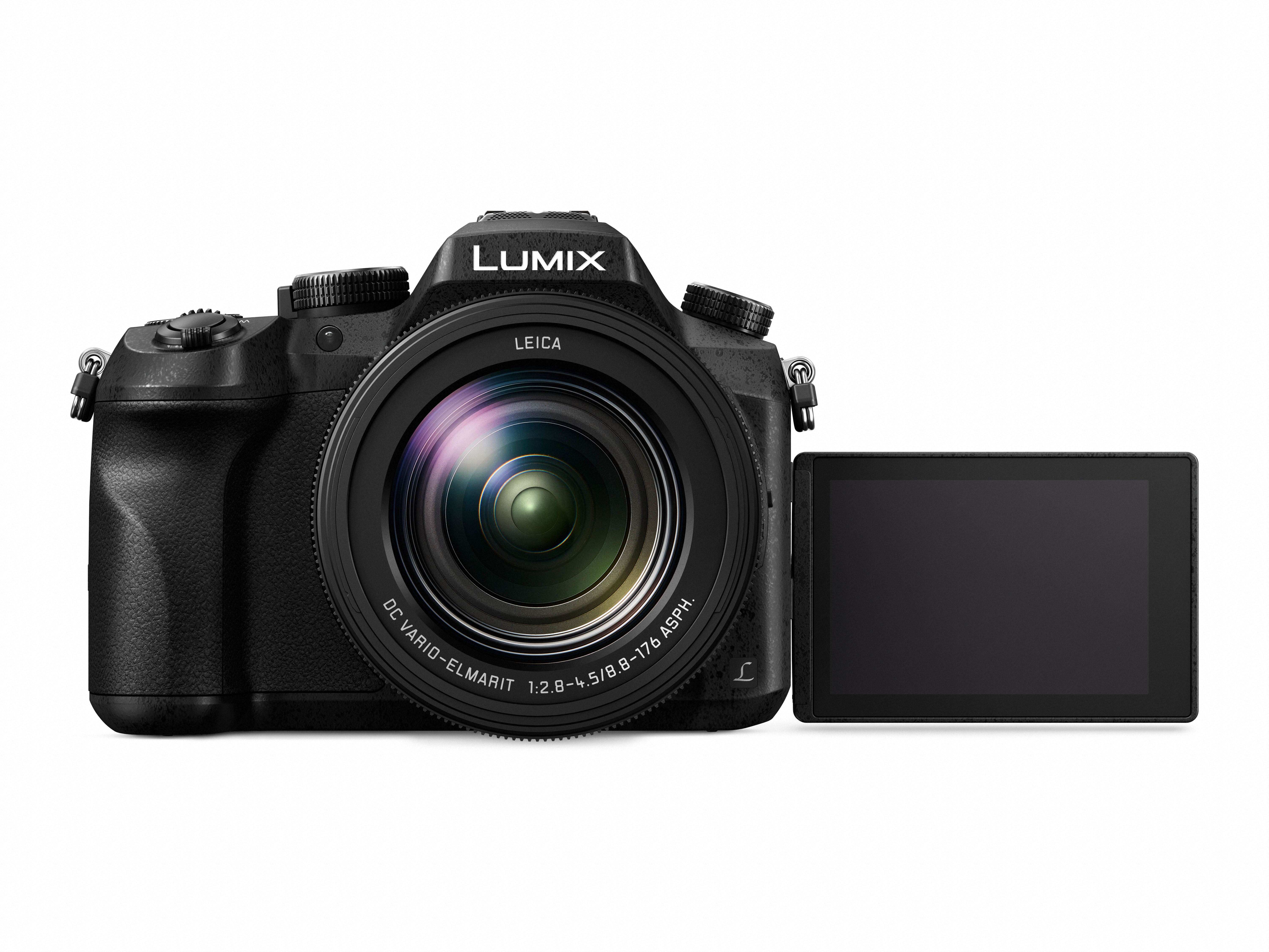 PANASONIC Lumix DMC-FZ2000 LEICA Bridgekamera Schwarz, 20x opt. Zoom, TFT-LCD, WLAN