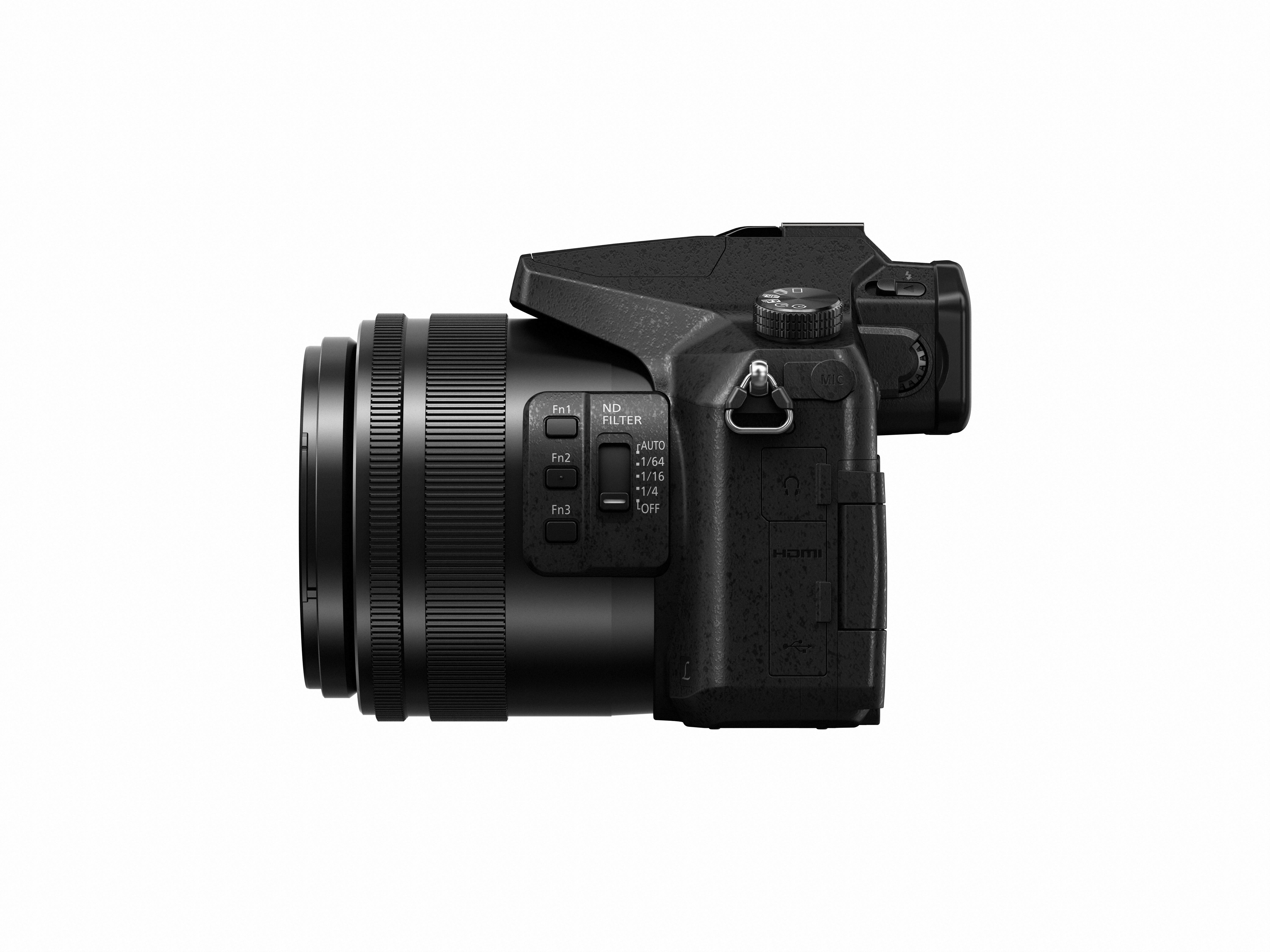 PANASONIC Lumix DMC-FZ2000 LEICA Bridgekamera Schwarz, 20x opt. Zoom, TFT-LCD, WLAN