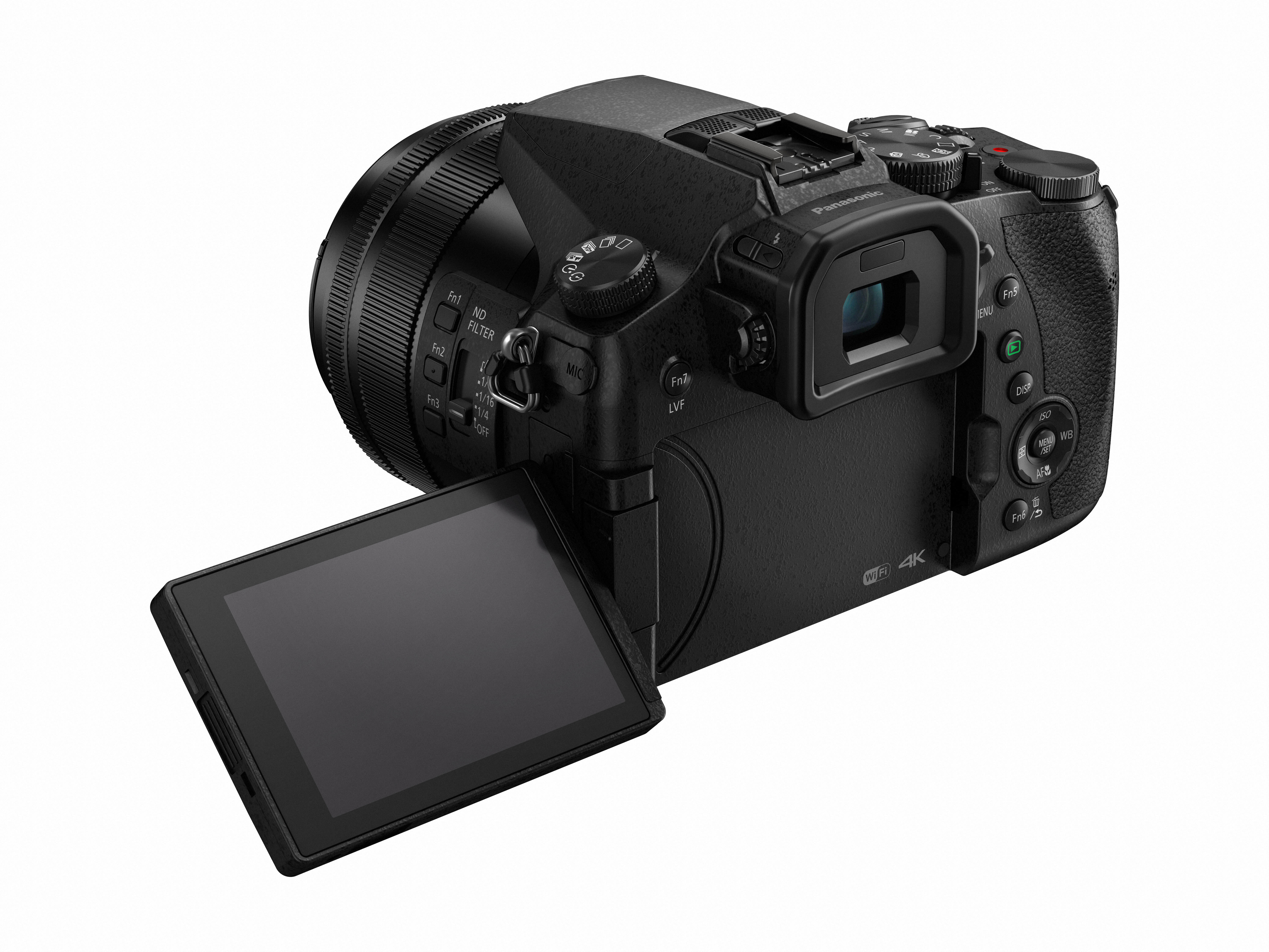 PANASONIC Lumix DMC-FZ2000 LEICA Bridgekamera Schwarz, 20x opt. Zoom, TFT-LCD, WLAN