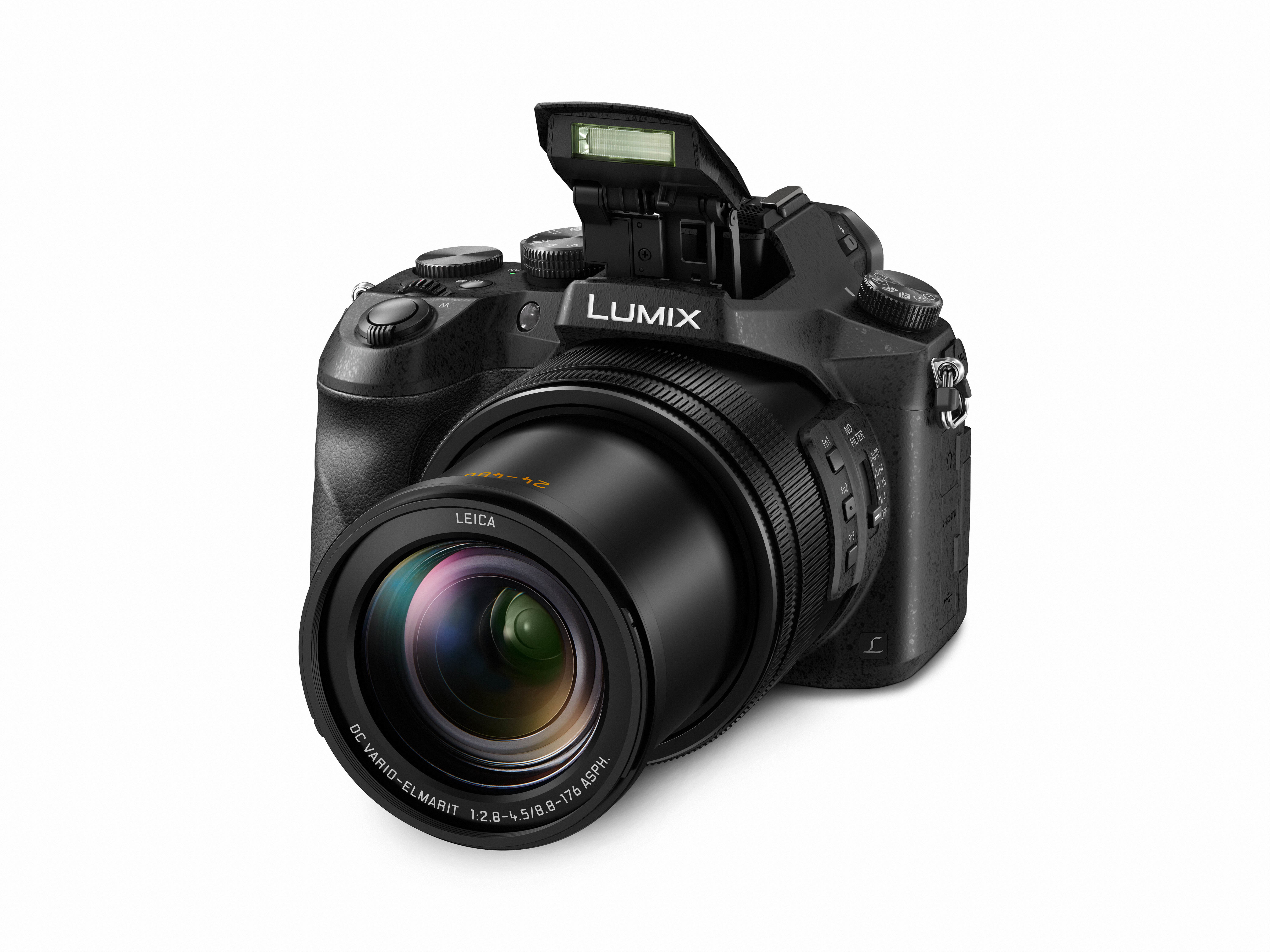 PANASONIC Lumix DMC-FZ2000 LEICA Bridgekamera Schwarz, 20x opt. Zoom, TFT-LCD, WLAN