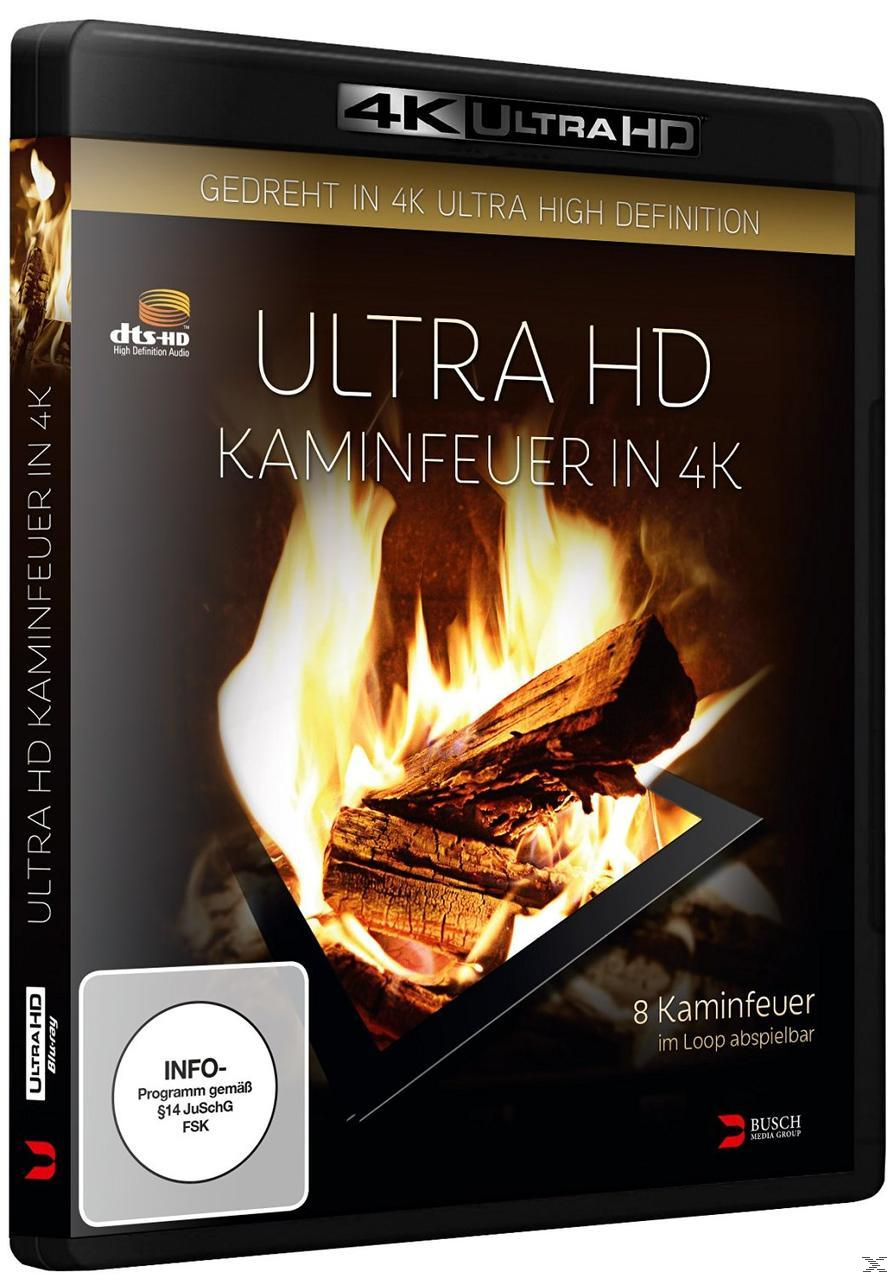 4K Ultra HD Blu-ray-Filmhülle mit brennendem Feuer auf dem Cover.
