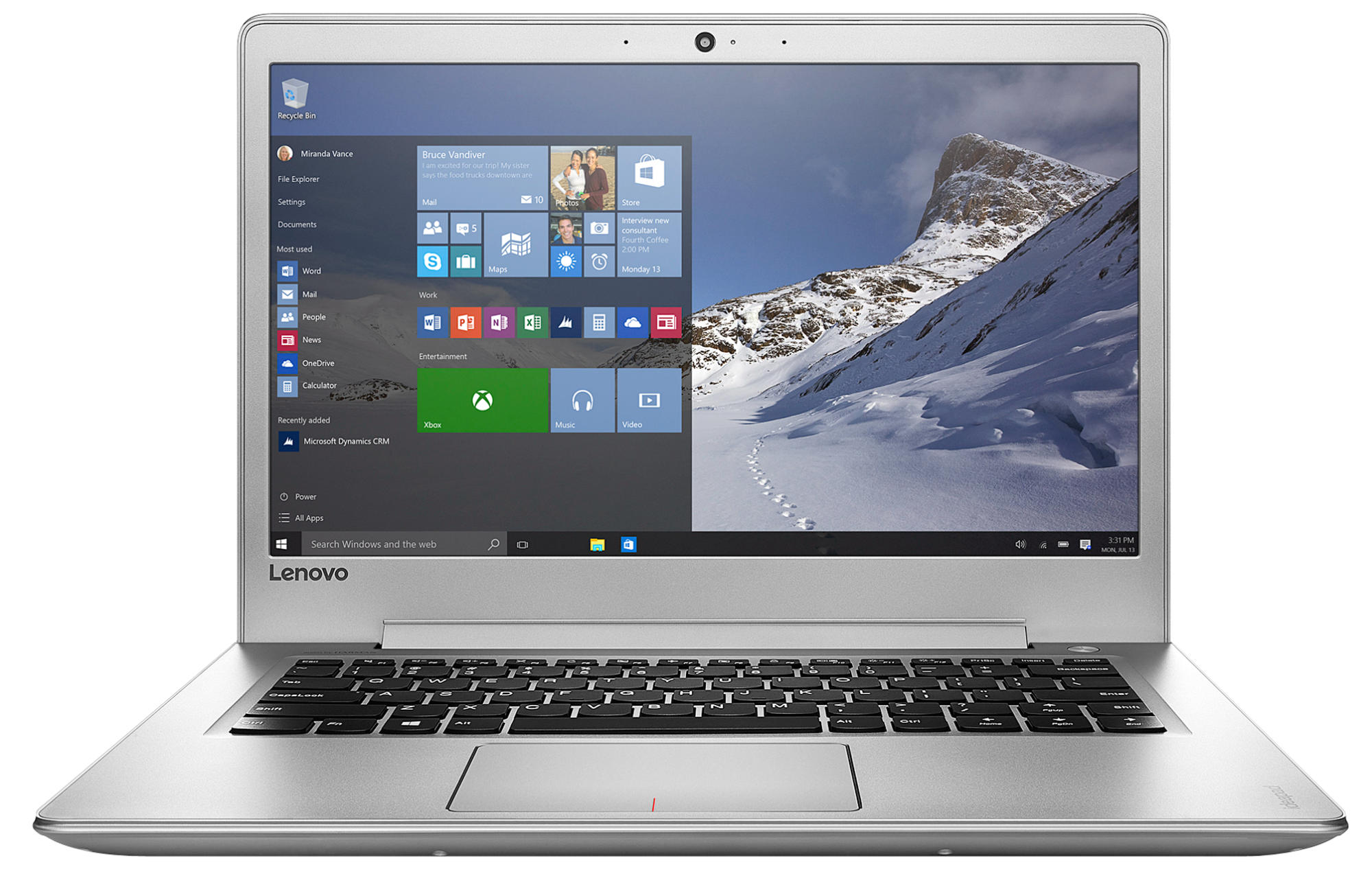 LENOVO Ideapad 510S-14ISK - 14 inch - Intel Core i5 - 8 GB - 256 GB