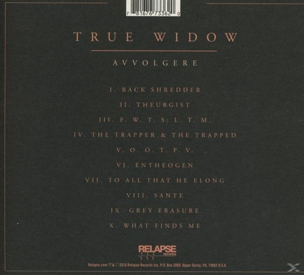 True Widow - Avvolgere  - (CD)