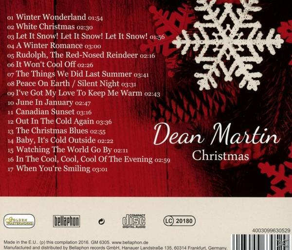 Albumcover eines Weihnachtsalbums von Dean Martin.