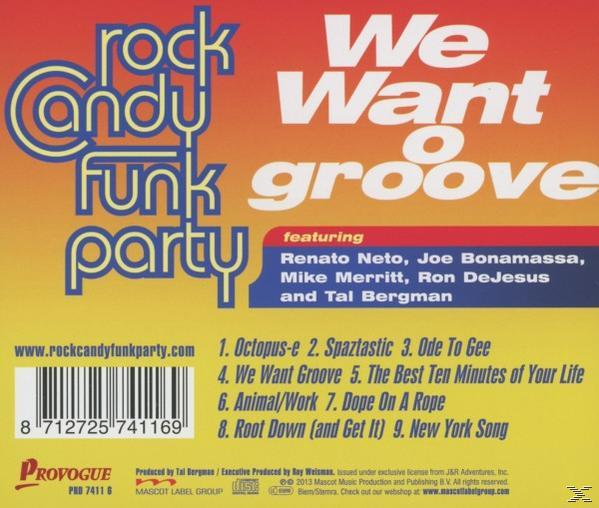 Candy Groove + Funk DVD Party Rock Want - We (CD Video) -