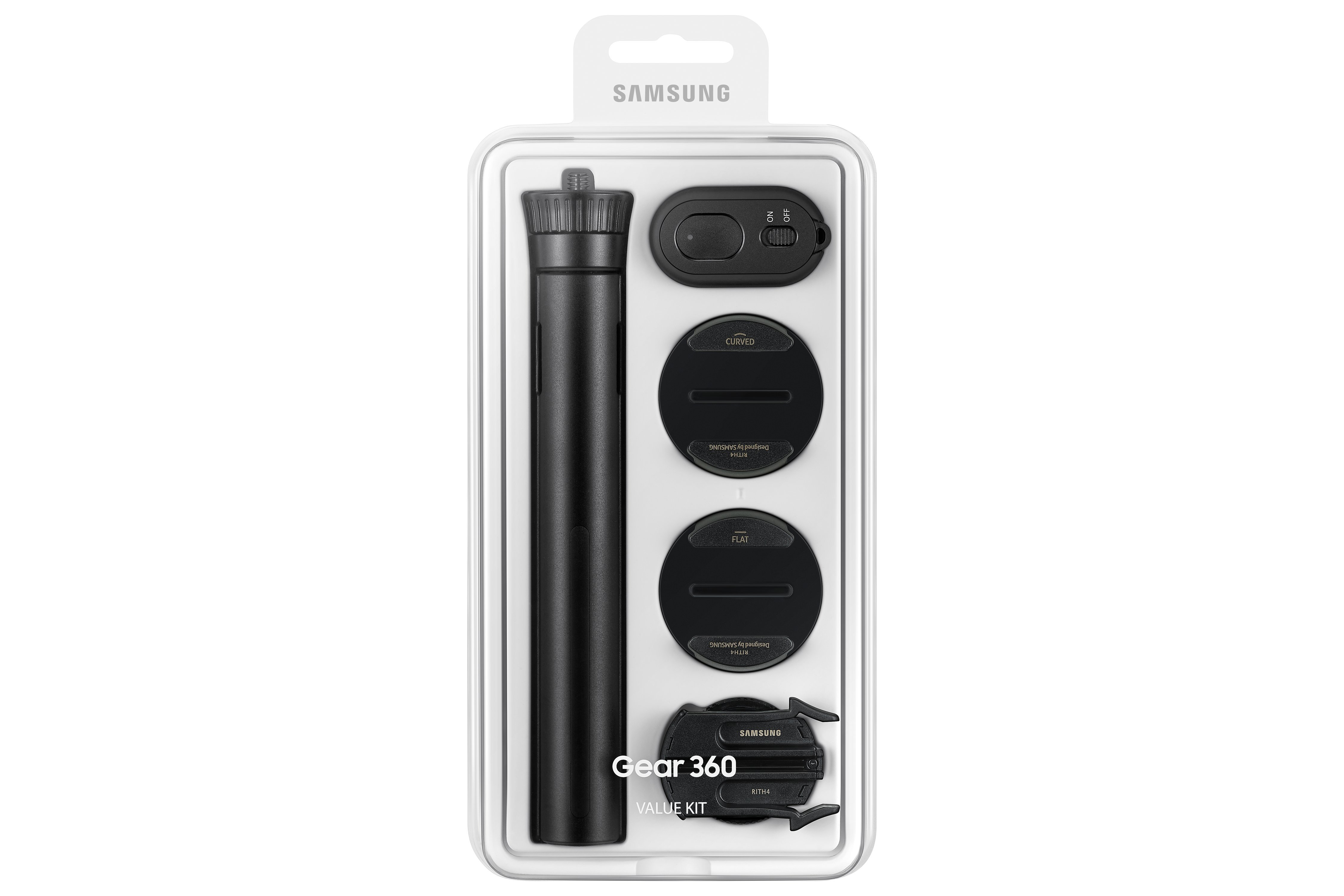 SAMSUNG GEAR 360 YC200BB, Stativ-Set, Schwarz