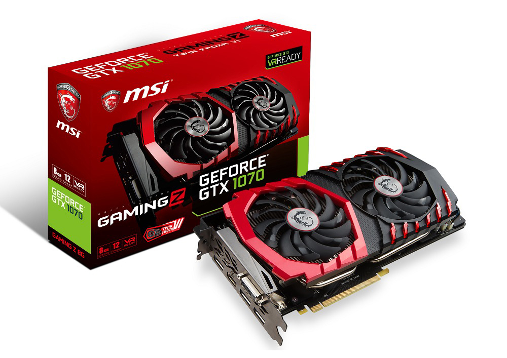 MSI GeForce® GTX 1070 Gaming Z 8GB (V330-002R) (NVIDIA, Grafikkarte)