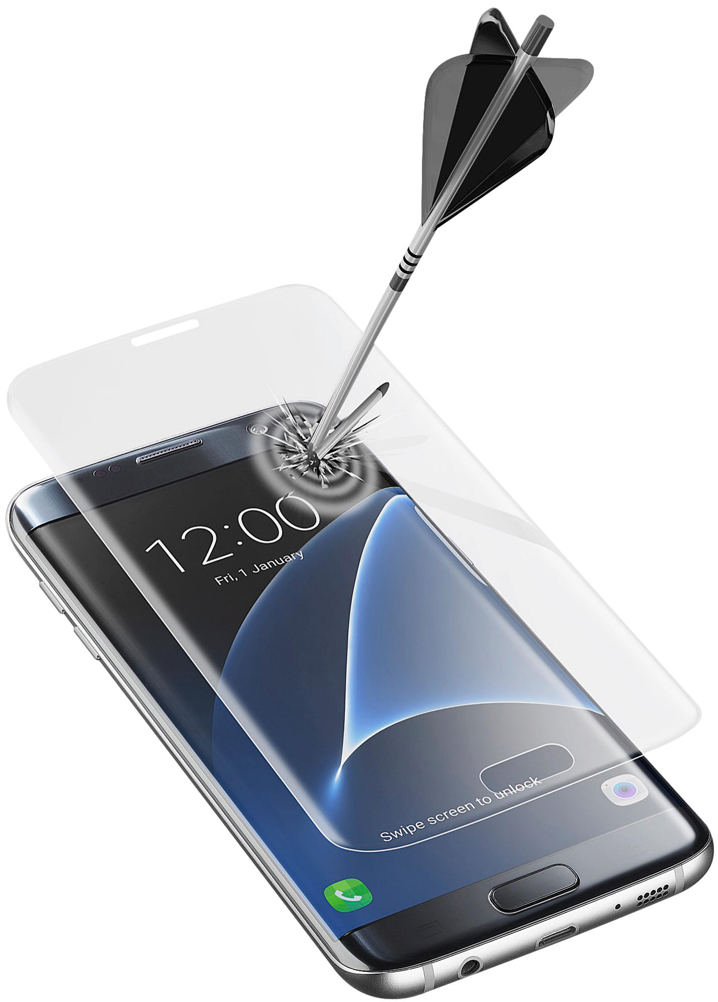 Vivanco 37737 Transparente Samsung Galaxy S7 Edge 1pieza(s) Protector pantalla