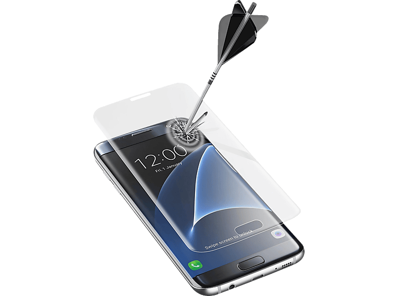 CELLULARLINE Screenprotector Tempered Glass Galaxy S7 Edge (TEMPGCUGALS7ET)