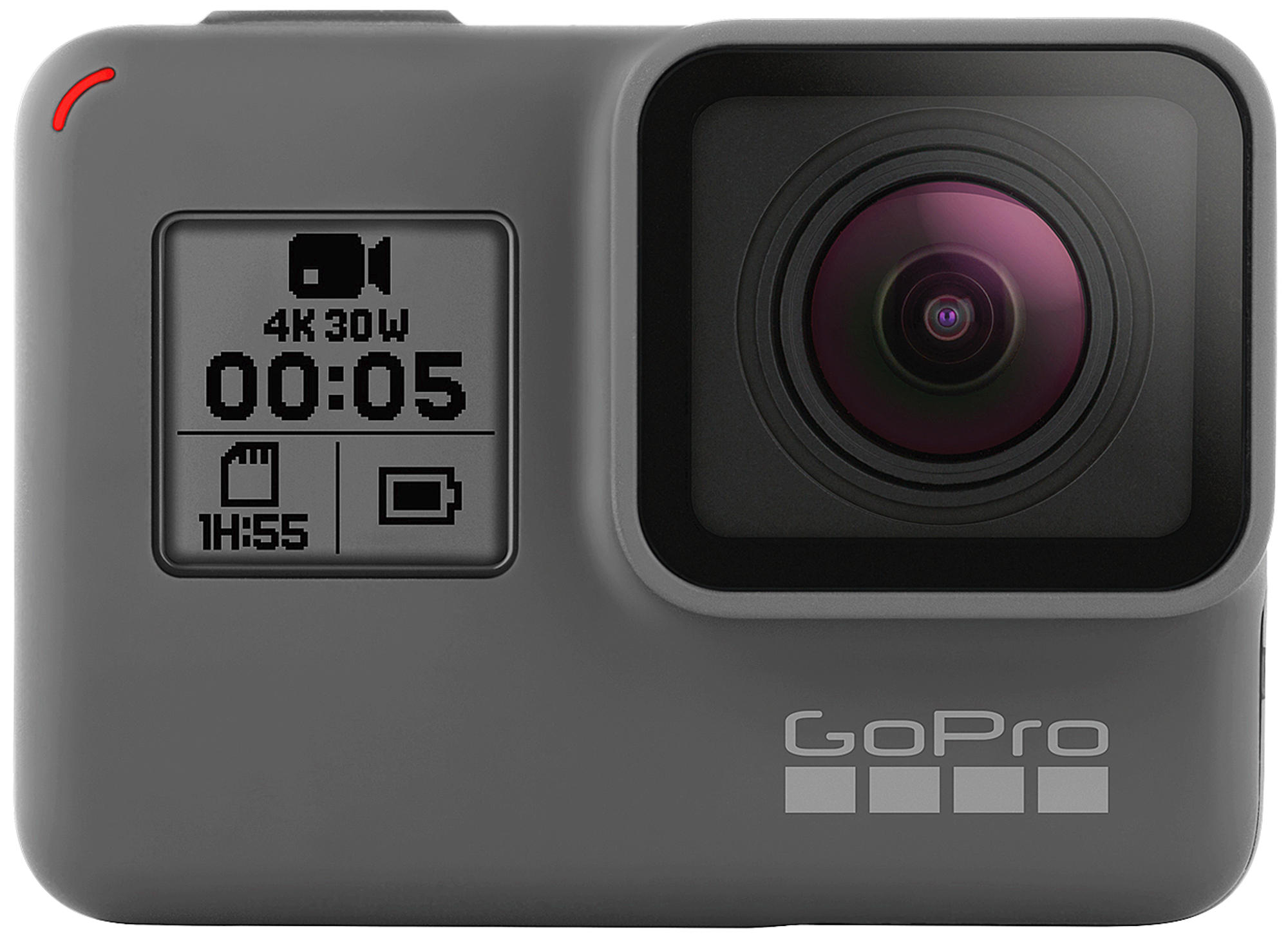 Cámara deportiva - GoPro HERO5, Vídeo 4K, 12 MP, Sumergible, RAW, Wi-Fi, Bluetooth, Negro