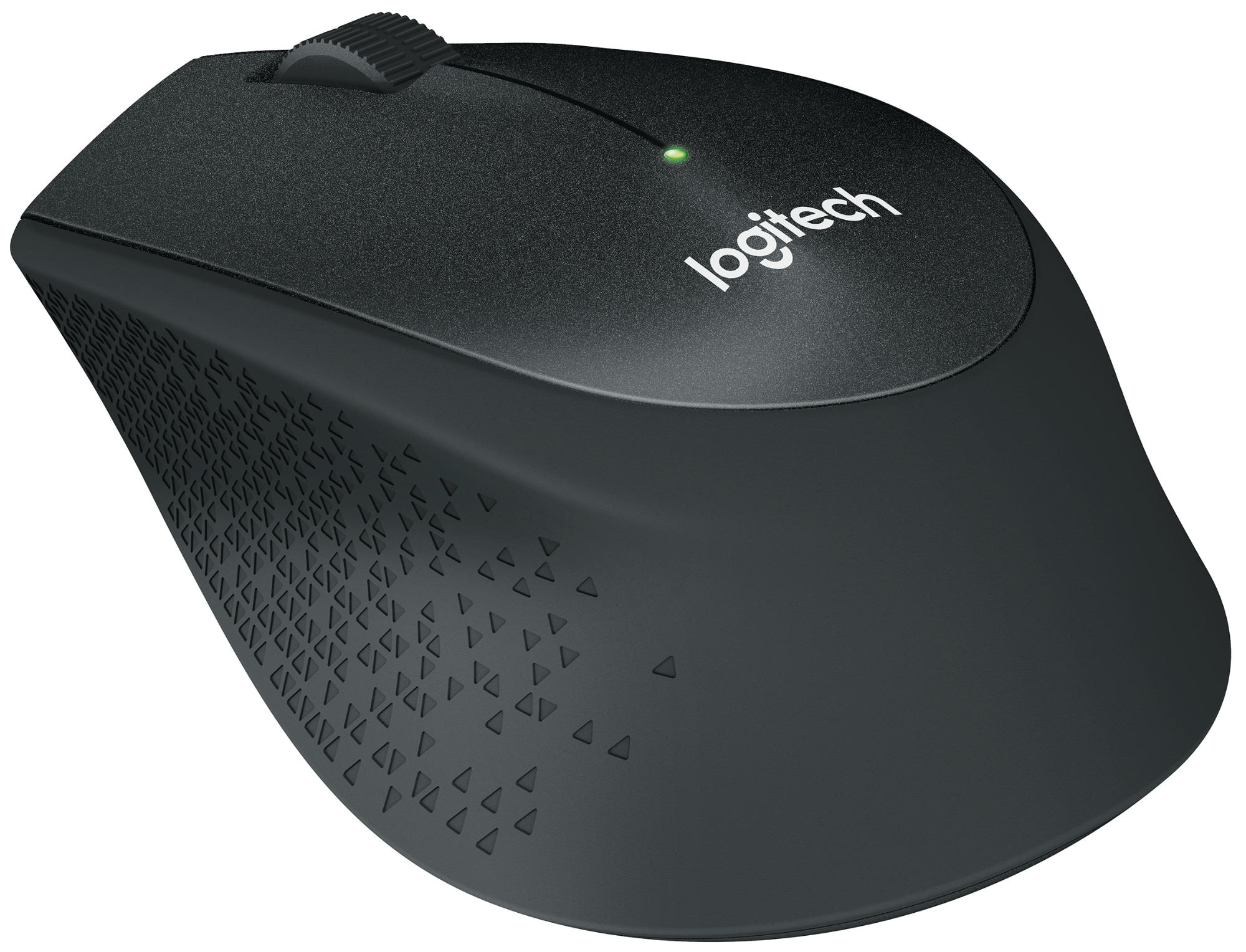 Ratón inalámbrico - Logitech M330 Silent Plus, 1000DPI, Mecánico, Mano derecha, Negro