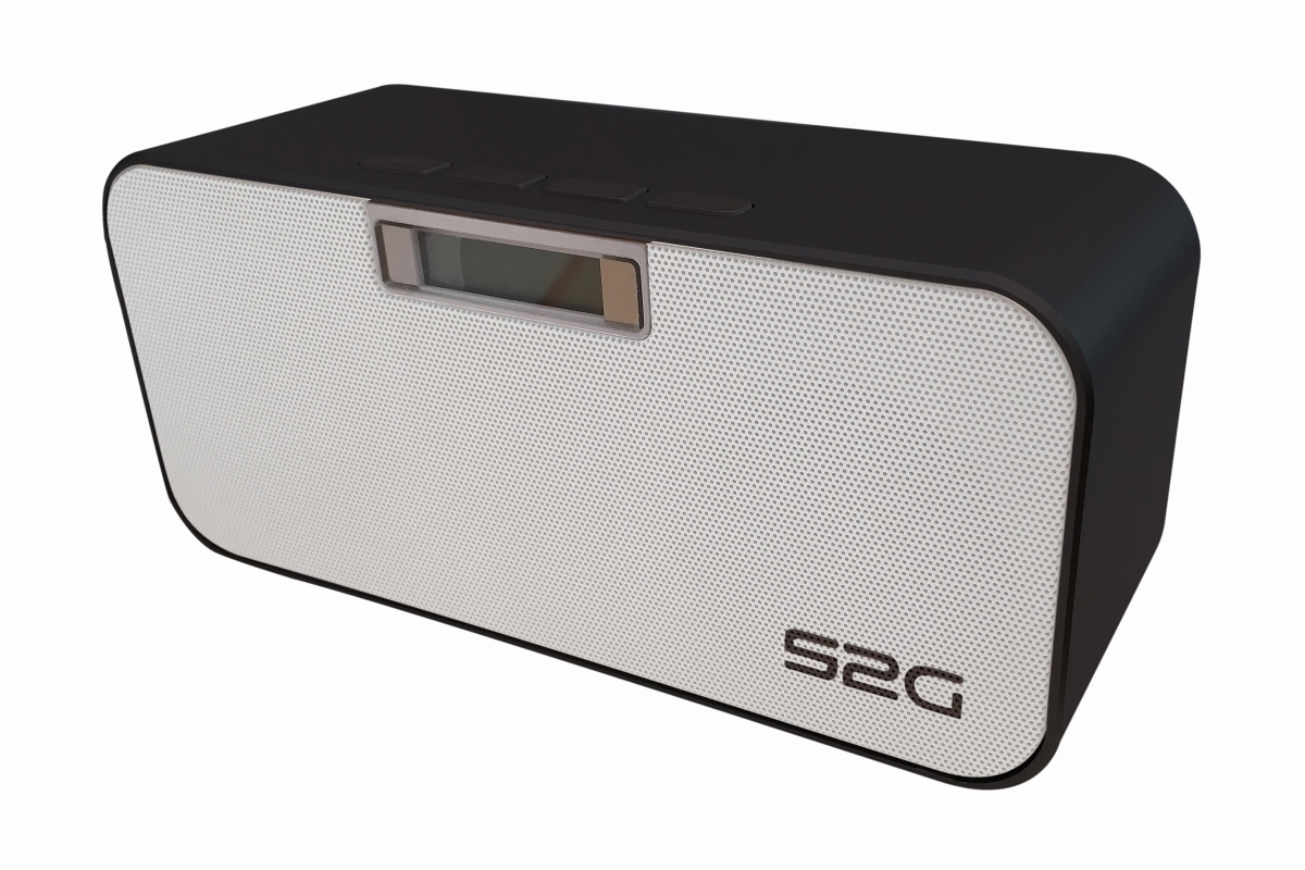SOUND2GO 10118 Heavy Metal Radio, Bluetooth, Silber/Schwarz