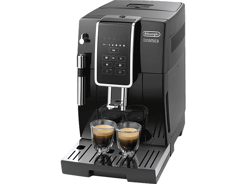 DELONGHI Dinamica ECAM350.15.B - 5 Kaffeespezialitäten Kaffeevollautomat Schwarz